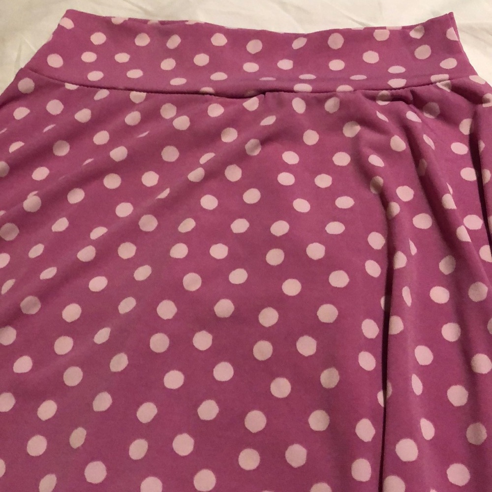 Pink Polka Dot Skirt